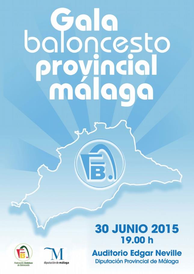 La Gala del Baloncesto Provincial Málaga cerrará la temporada 14 15